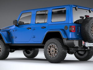 Jeep Wrangler Rubicon 392 2021 3D Модель