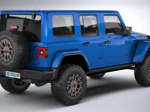 Jeep Wrangler Rubicon 392 2021 3D Модель