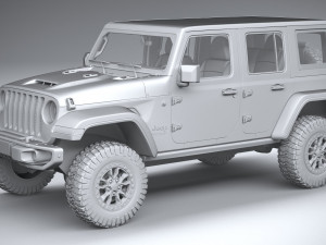 Jeep Wrangler Rubicon 392 2021 3D Модель