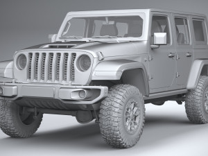 Jeep Wrangler Rubicon 392 2021 3D Модель
