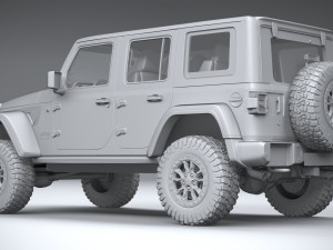 Jeep Wrangler Rubicon 392 2021 3D Модель