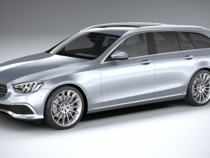 Mercedes-Benz E-class Estate Basic 2021 3D Model