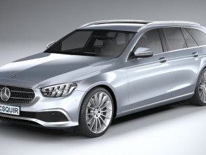 Mercedes-Benz E-class Estate Basic 2021 3D-Modell