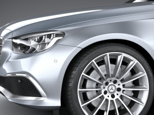 Mercedes-Benz E-class Estate Basic 2021 3D-Modell