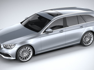 Mercedes-Benz E-class Estate Basic 2021 3D-Modell