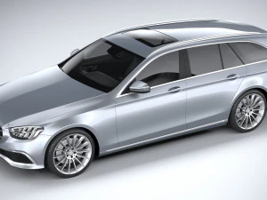Mercedes-Benz E-class Estate Basic 2021 3D Model