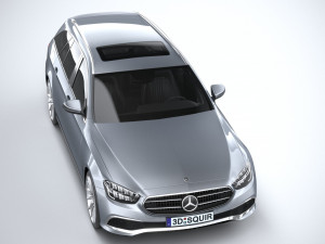 Mercedes-Benz E-class Estate Basic 2021 3D-Modell