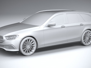 Mercedes-Benz E-class Estate Basic 2021 3D-Modell