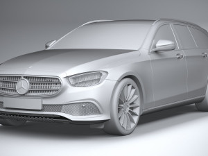 Mercedes-Benz E-class Estate Basic 2021 3D-Modell