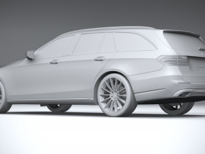 Mercedes-Benz E-class Estate Basic 2021 3D-Modell