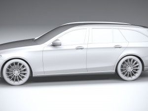 Mercedes-Benz E-class Estate Basic 2021 3D-Modell
