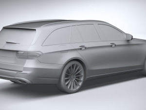 Mercedes-Benz E-class Estate Basic 2021 3D-Modell