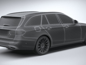 Mercedes-Benz E-class Estate Basic 2021 3D-Modell