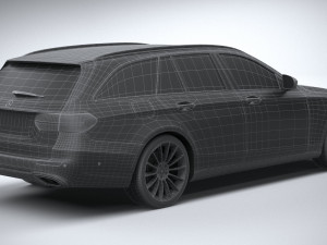 Mercedes-Benz E-class Estate Basic 2021 3D-Modell