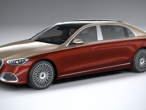 Mercedes-Benz S-class Maybach 2021 Modelo 3D