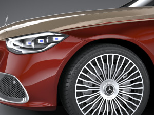 Mercedes-Benz S-class Maybach 2021 Model 3D