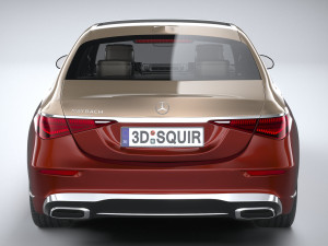 Mercedes-Benz S-class Maybach 2021 Model 3D