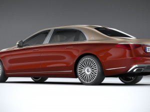 Mercedes-Benz S-class Maybach 2021 Model 3D