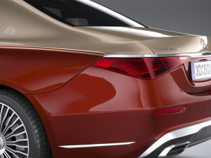 Mercedes-Benz S-class Maybach 2021 Model 3D