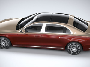 Mercedes-Benz S-class Maybach 2021 Model 3D