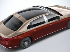 Mercedes-Benz S-class Maybach 2021 Model 3D