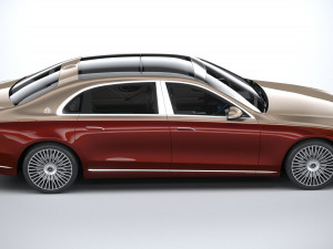 Mercedes-Benz S-class Maybach 2021 Model 3D