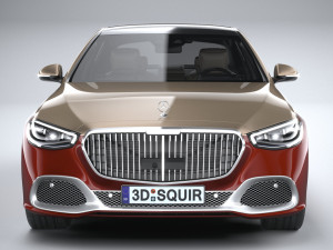 Mercedes-Benz S-class Maybach 2021 Model 3D