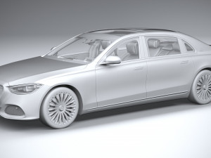 Mercedes-Benz S-class Maybach 2021 Model 3D