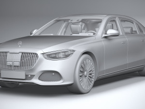 Mercedes-Benz S-class Maybach 2021 Model 3D