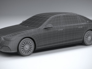 Mercedes-Benz S-class Maybach 2021 Model 3D