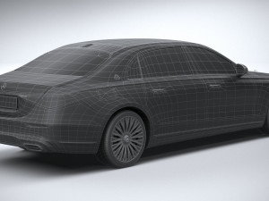 Mercedes-Benz S-class Maybach 2021 Model 3D