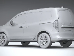 Renault Kangoo Van 2021 3D Model