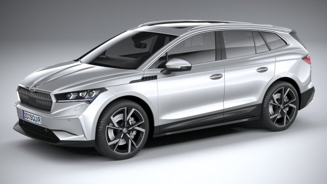 Skoda Enyaq 2021 3D Model .c4d .max .obj .3ds .fbx .stl .blend