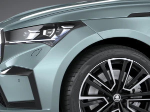 Skoda Enyaq Founders Edition 2021 3D Model