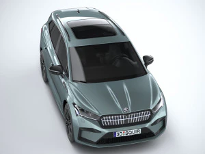 Skoda Enyaq Founders Edition 2021 3D Model