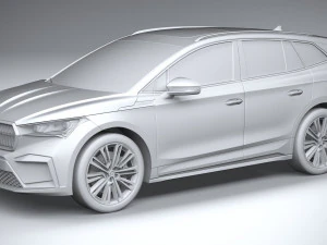 Skoda Enyaq Founders Edition 2021 3D Model