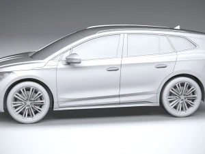 Skoda Enyaq Founders Edition 2021 3D Model