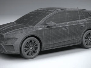 Skoda Enyaq Founders Edition 2021 3D Model