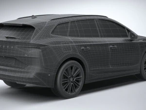 Skoda Enyaq Founders Edition 2021 3D Model