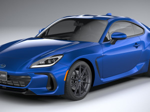Subaru BRZ 2022 Model 3D