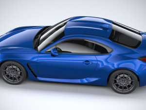Subaru BRZ 2022 Model 3D