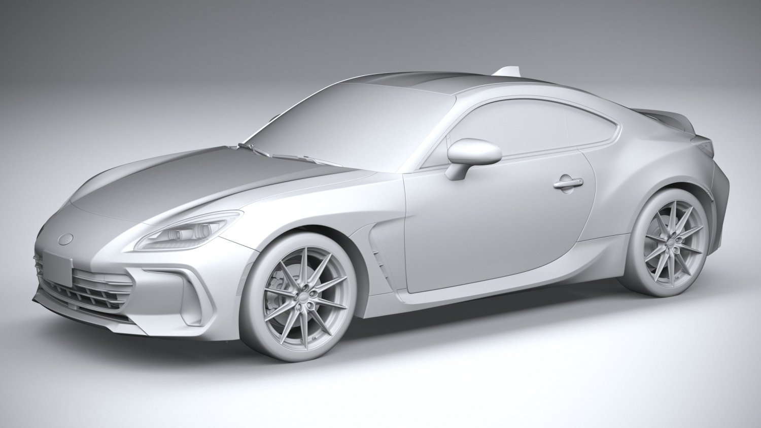 Subaru BRZ 2022 3D Model in Compact Cars 3DExport