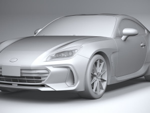 Subaru BRZ 2022 Model 3D