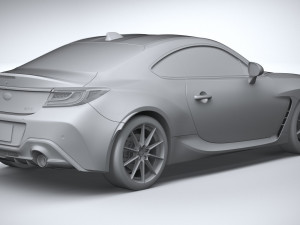 Subaru BRZ 2022 Model 3D