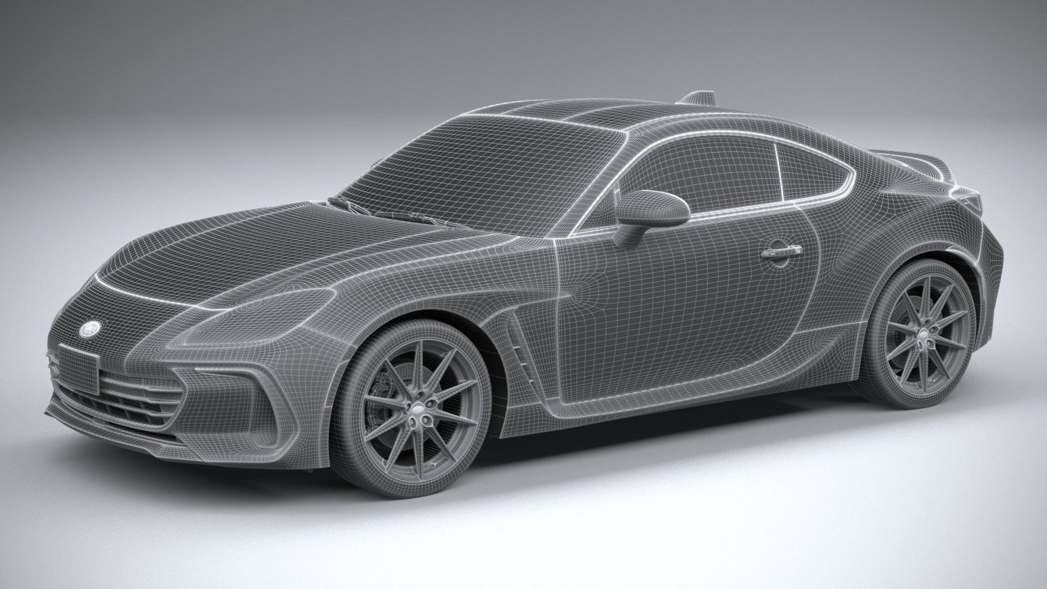 Subaru BRZ 2022 3D Model in Compact Cars 3DExport