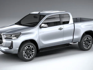 Toyota Hilux Xtra Cab 2021 Modelo 3D