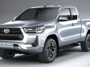 Toyota Hilux Xtra Cab 2021 Modelo 3D