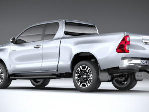 Toyota Hilux Xtra Cab 2021 Modelo 3D
