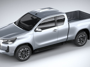 Toyota Hilux Xtra Cab 2021 Modelo 3D