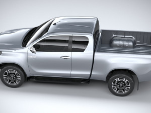 Toyota Hilux Xtra Cab 2021 Modelo 3D